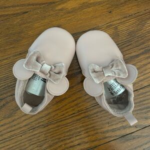 H&M Blush Bow Disney Baby Shoes